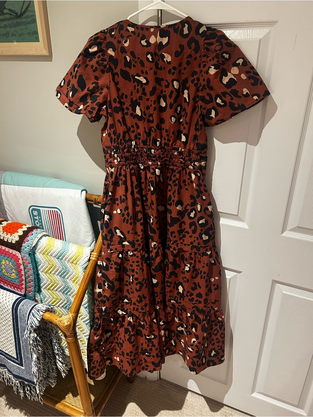 ANTHROPOLOGIE The Somerset Maxi Dress in Cheetah Print - Picture 6 of 7